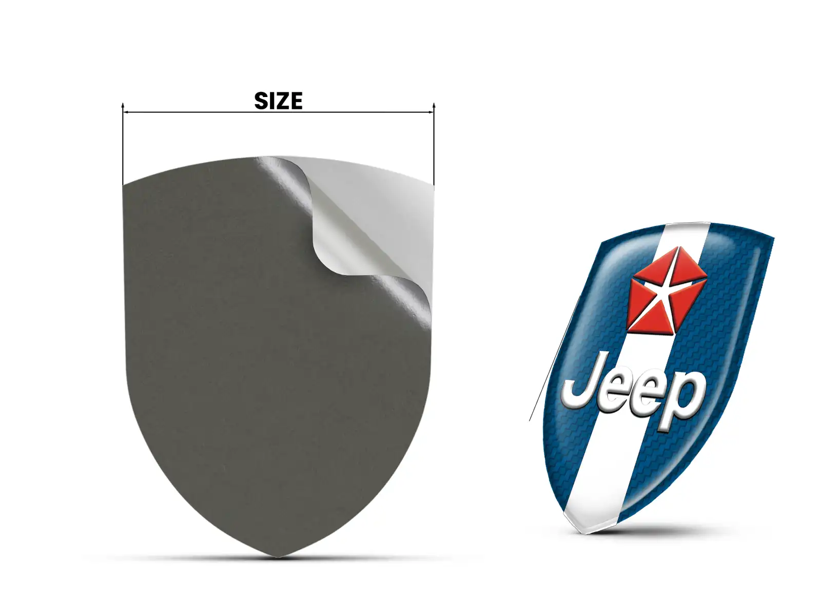 Jeep Custom Auto Emblems Look Max Resilient Pro Version